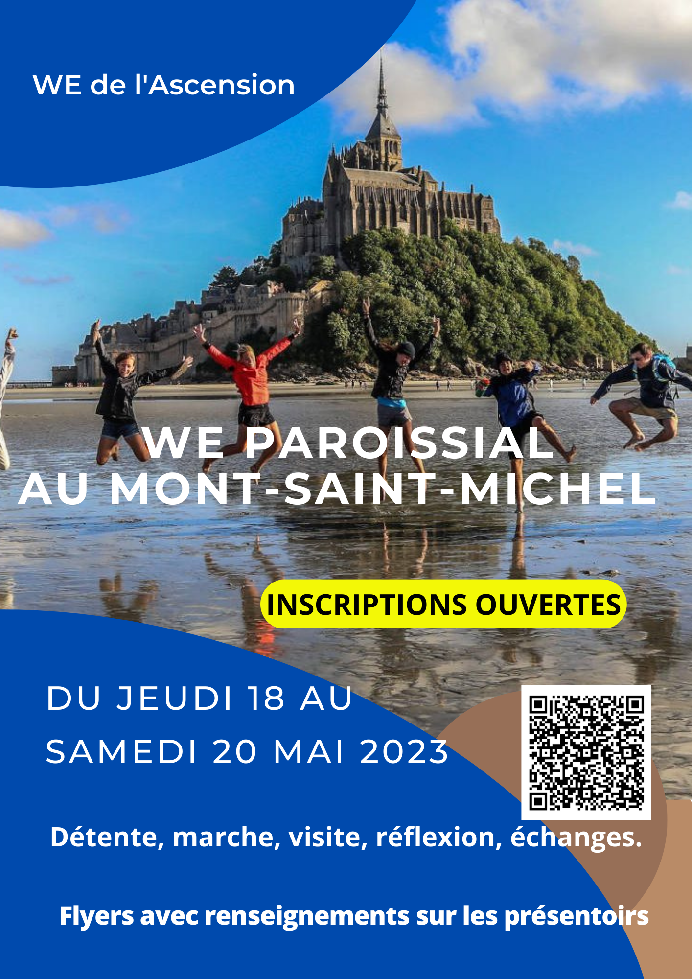 Week-end paroissial au Mont-Saint-Michel – du jeudi 18 au samedi 20 mai 2023