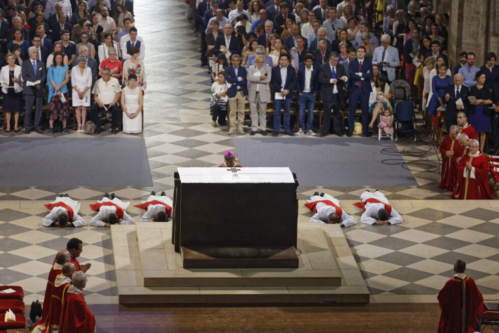 Ordination à Notre-Dame de Paris